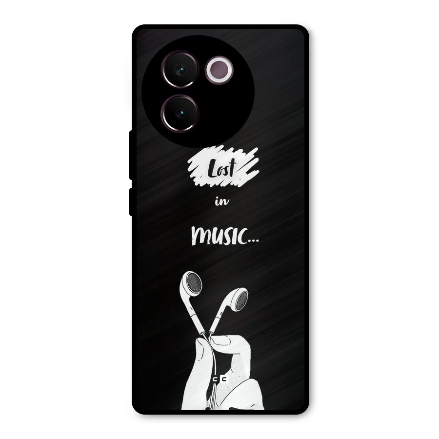 Lost In Music Metal Back Case for Vivo V30e