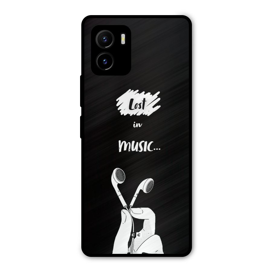 Lost In Music Metal Back Case for Vivo Y15s