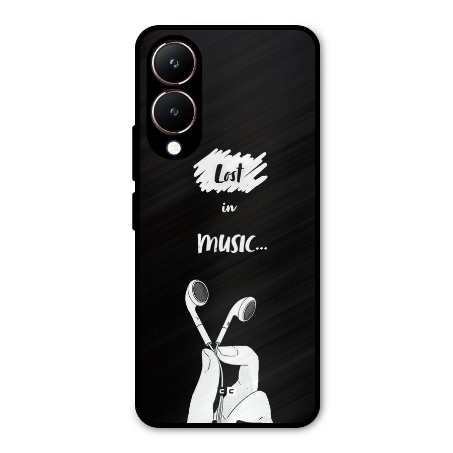 Lost In Music Metal Back Case for Vivo Y28