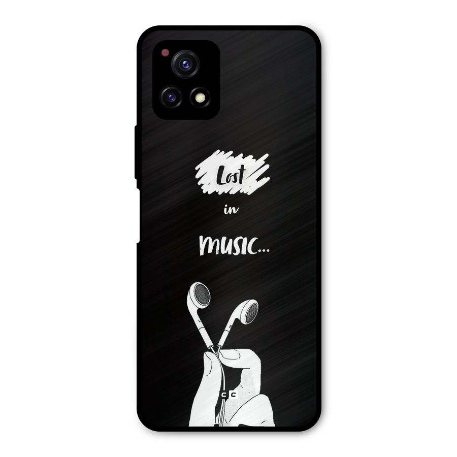 Lost In Music Metal Back Case for Vivo Y72 5G