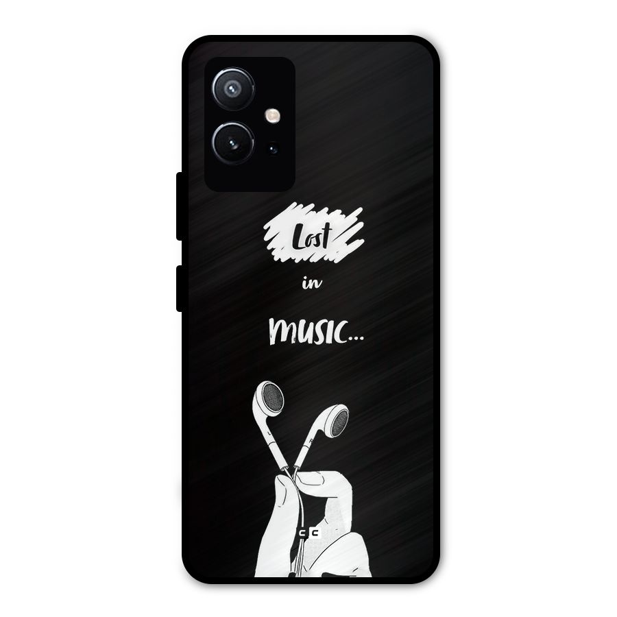 Lost In Music Metal Back Case for Vivo Y75 5G