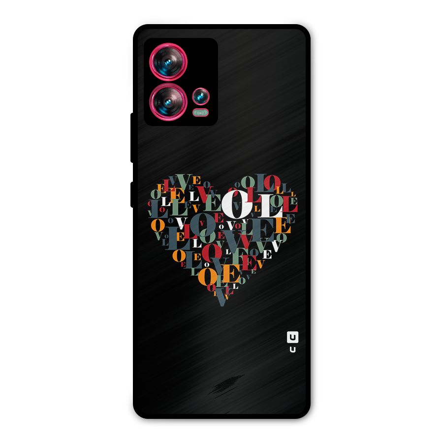 Love Abstract Heart Art Metal Back Case for Motorola Edge 30 Fusion