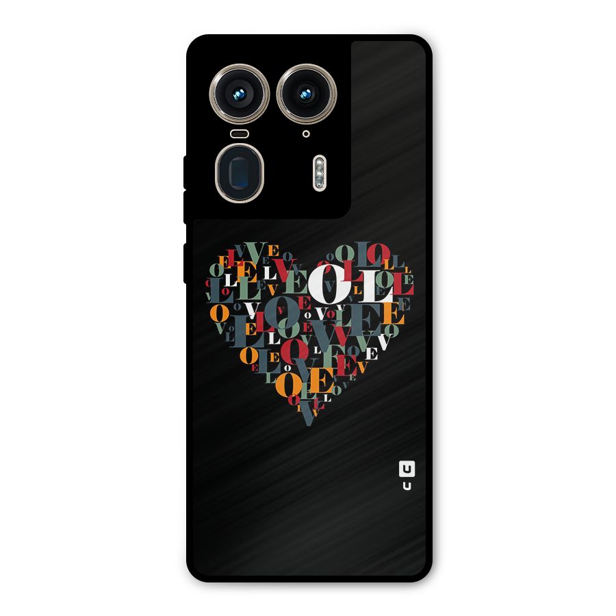 Love Abstract Heart Art Metal Back Case for Motorola Edge 50 Ultra