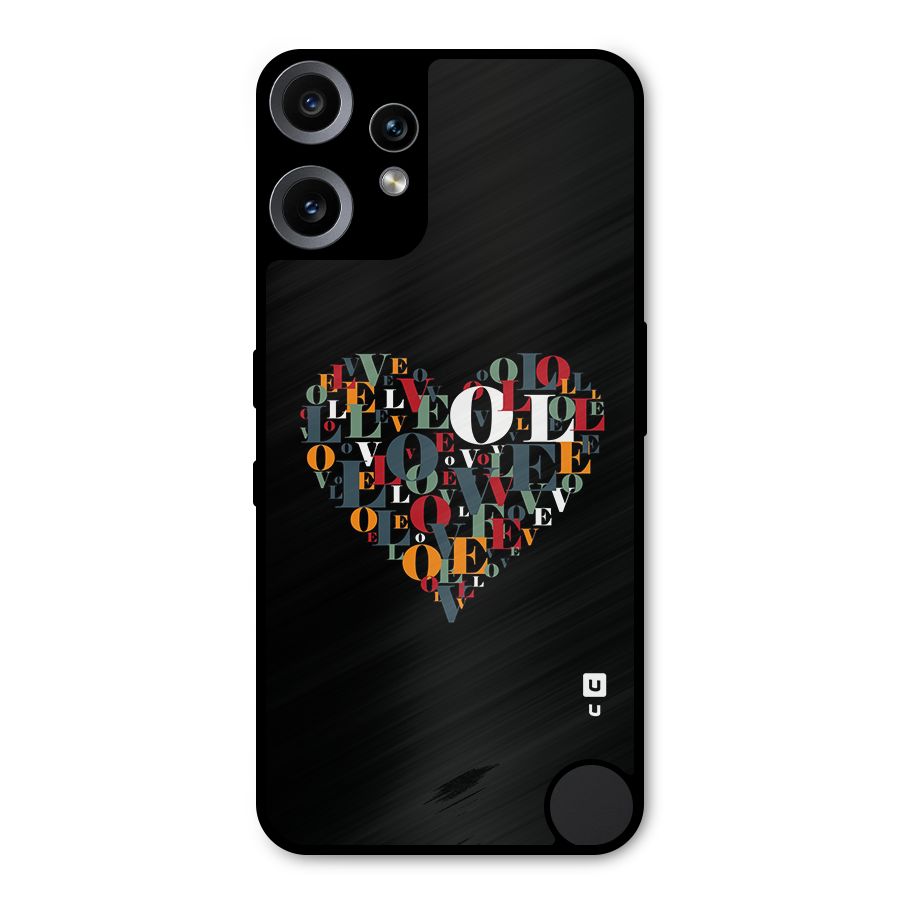 Love Abstract Heart Art Metal Back Case for Nothing CMF Phone 2 Pro