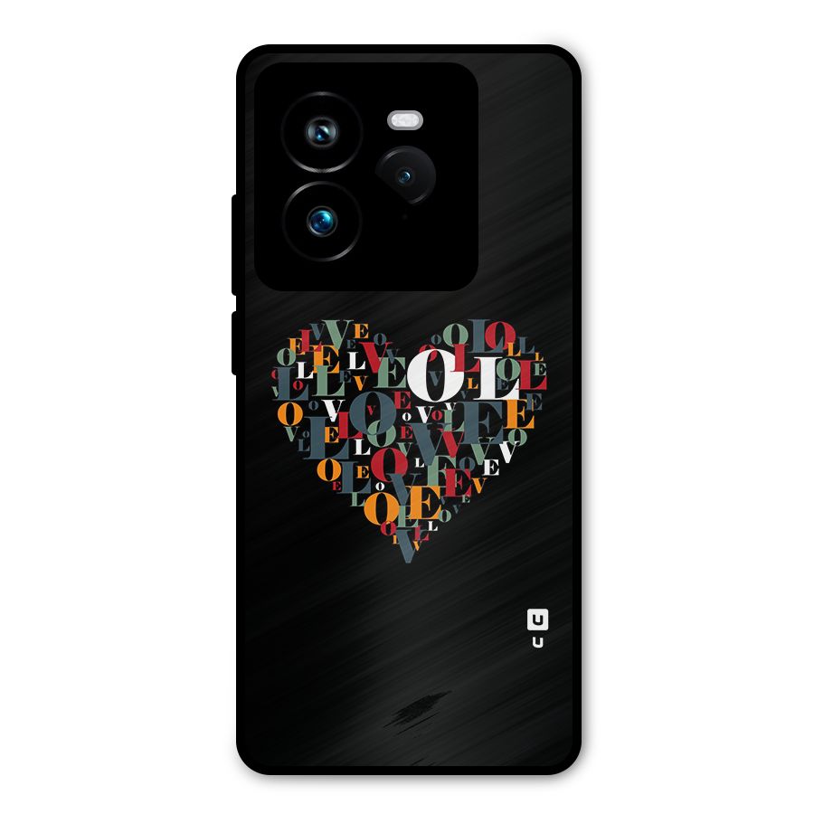 Love Abstract Heart Art Metal Back Case for Realme GT 7 Pro