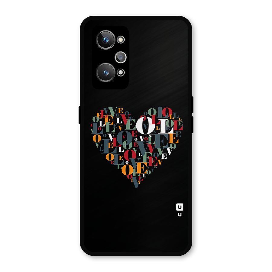 Love Abstract Heart Art Metal Back Case for Realme GT Neo2