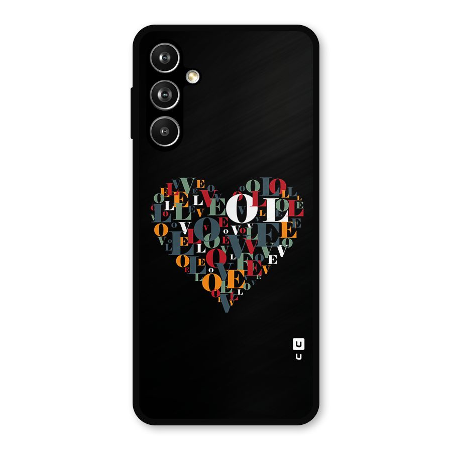 Love Abstract Heart Art Metal Back Case for Samsung Galaxy M54