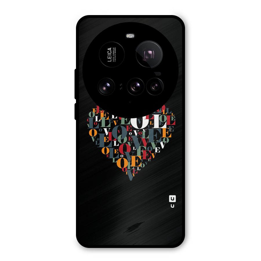 Love Abstract Heart Art Metal Back Case for Xiaomi 15 Ultra