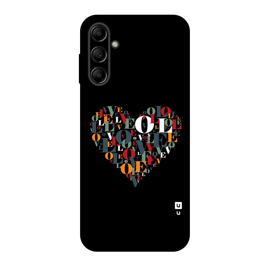 Love Abstract Heart Art Original Polycarbonate Back Case for Galaxy A14 5G