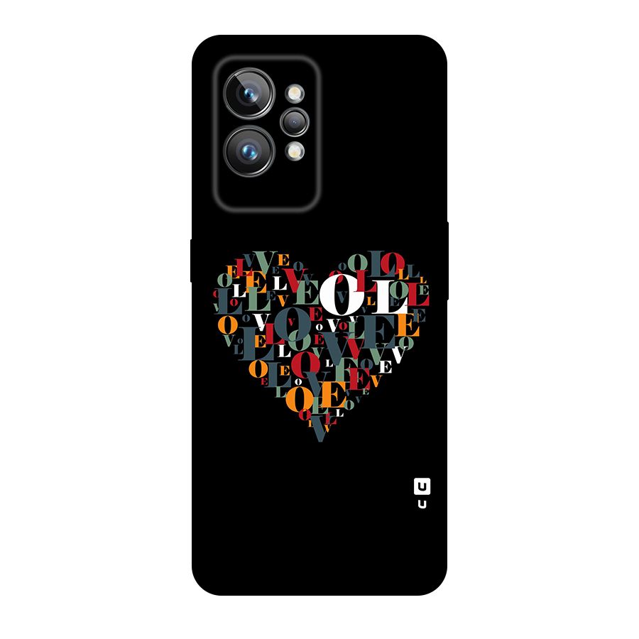 Love Abstract Heart Art Original Polycarbonate Back Case for Realme GT2 Pro