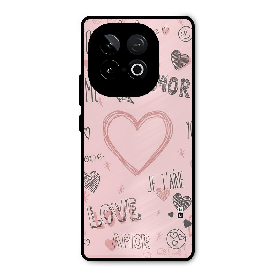Love Amor Metal Back Case for iQOO Neo 10