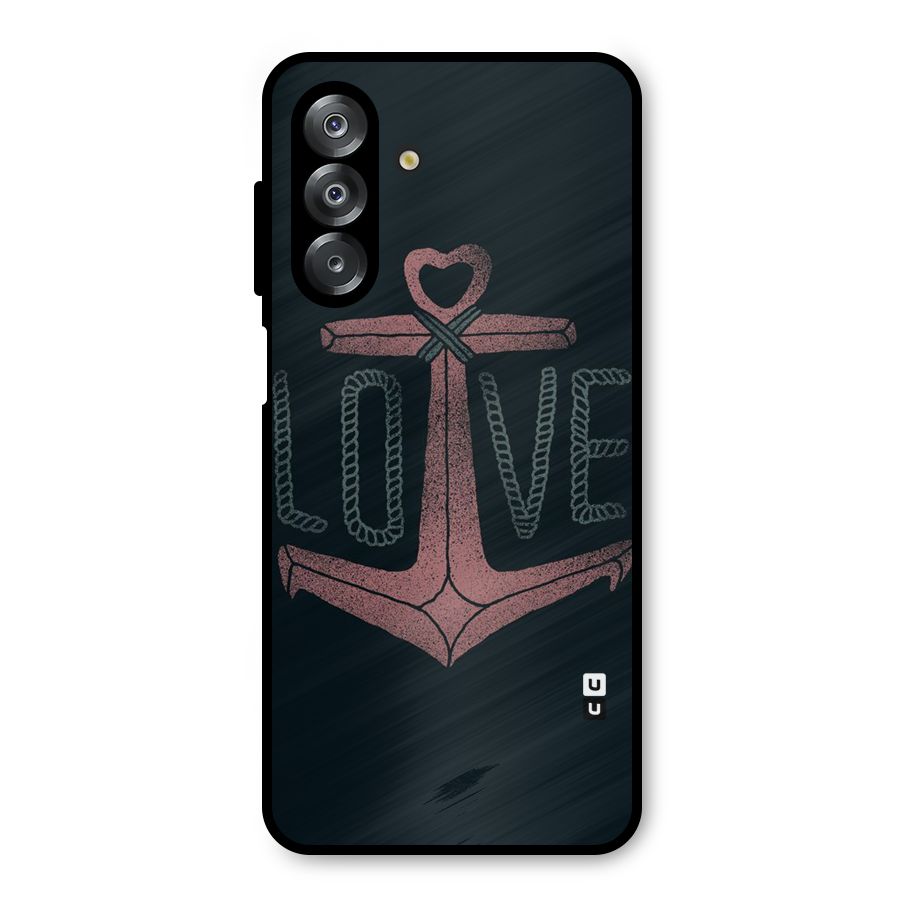 Love Anchor Form Metal Back Case for Galaxy A26