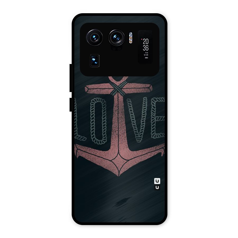 Love Anchor Form Metal Back Case for Mi 11 Ultra
