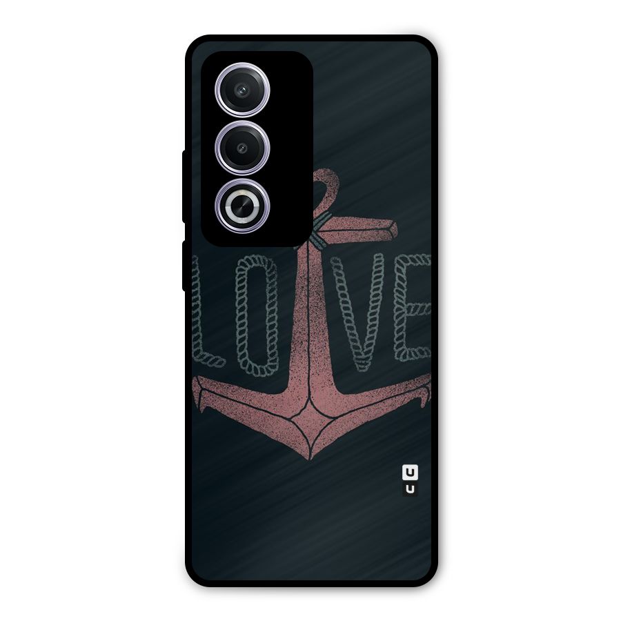 Love Anchor Form Metal Back Case for Oppo K12x