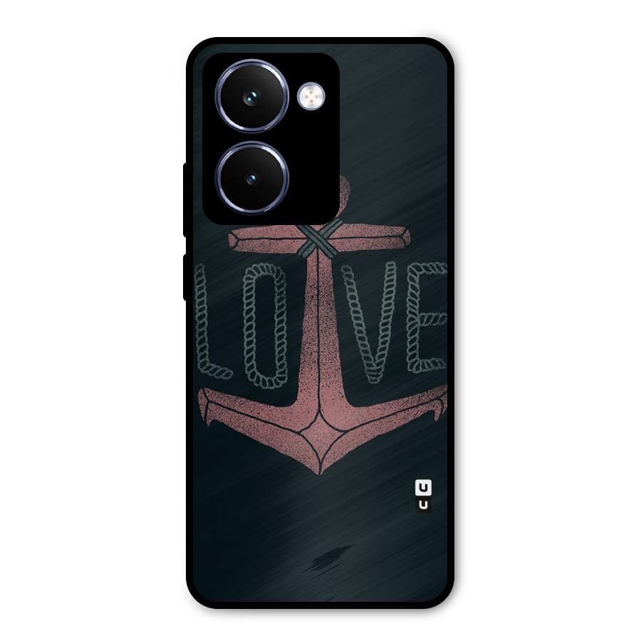 Love Anchor Form Metal Back Case for Realme P3 Ultra