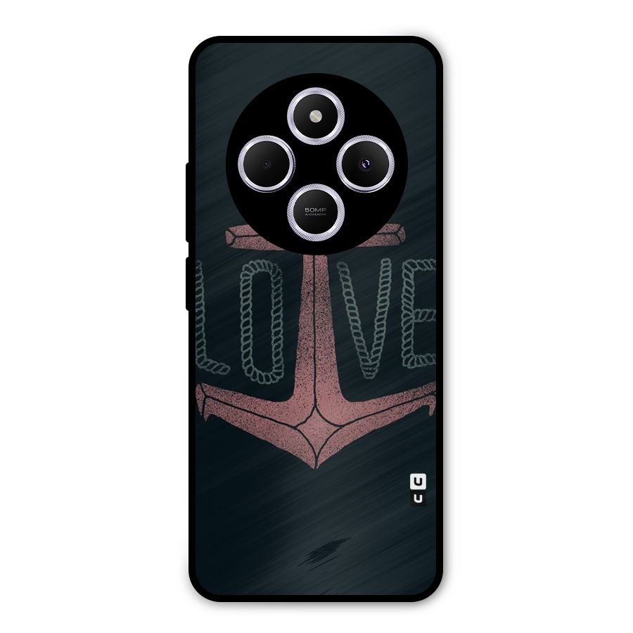Love Anchor Form Metal Back Case for Redmi 14C