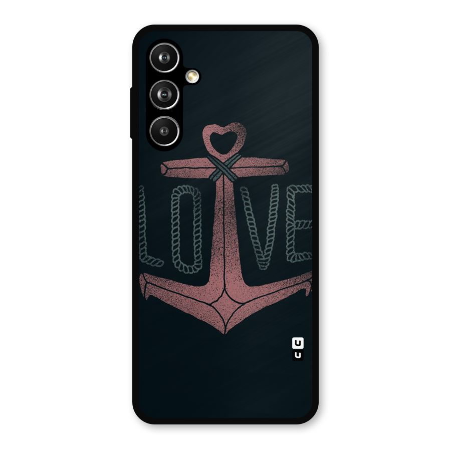 Love Anchor Form Metal Back Case for Samsung Galaxy M54