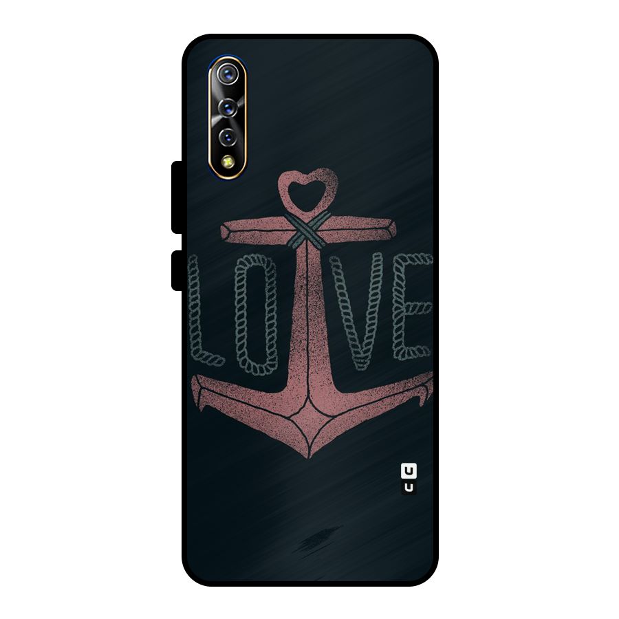 Love Anchor Form Metal Back Case for Vivo S1