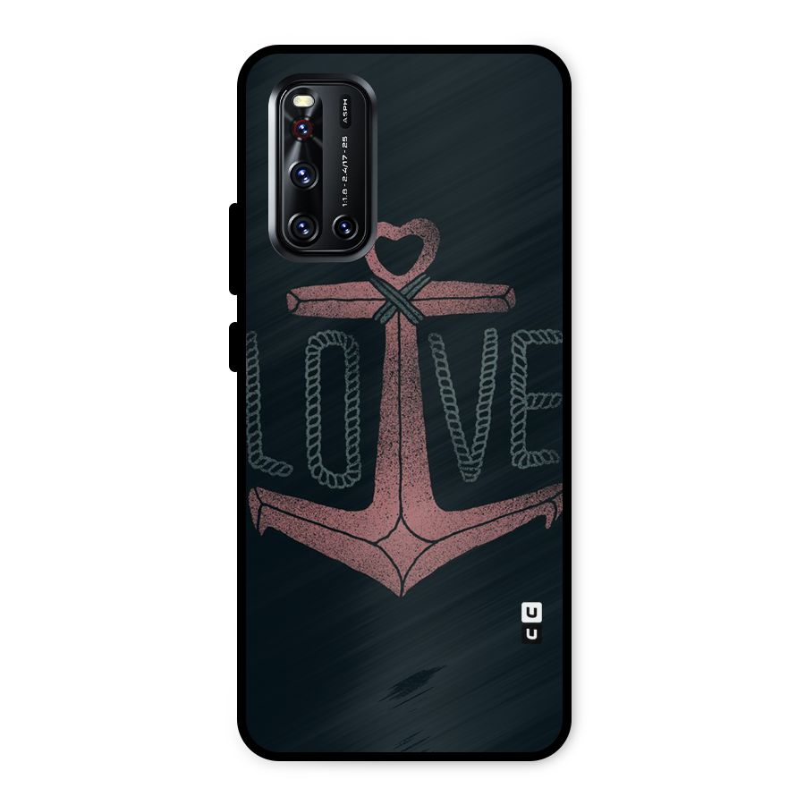 Love Anchor Form Metal Back Case for Vivo V19