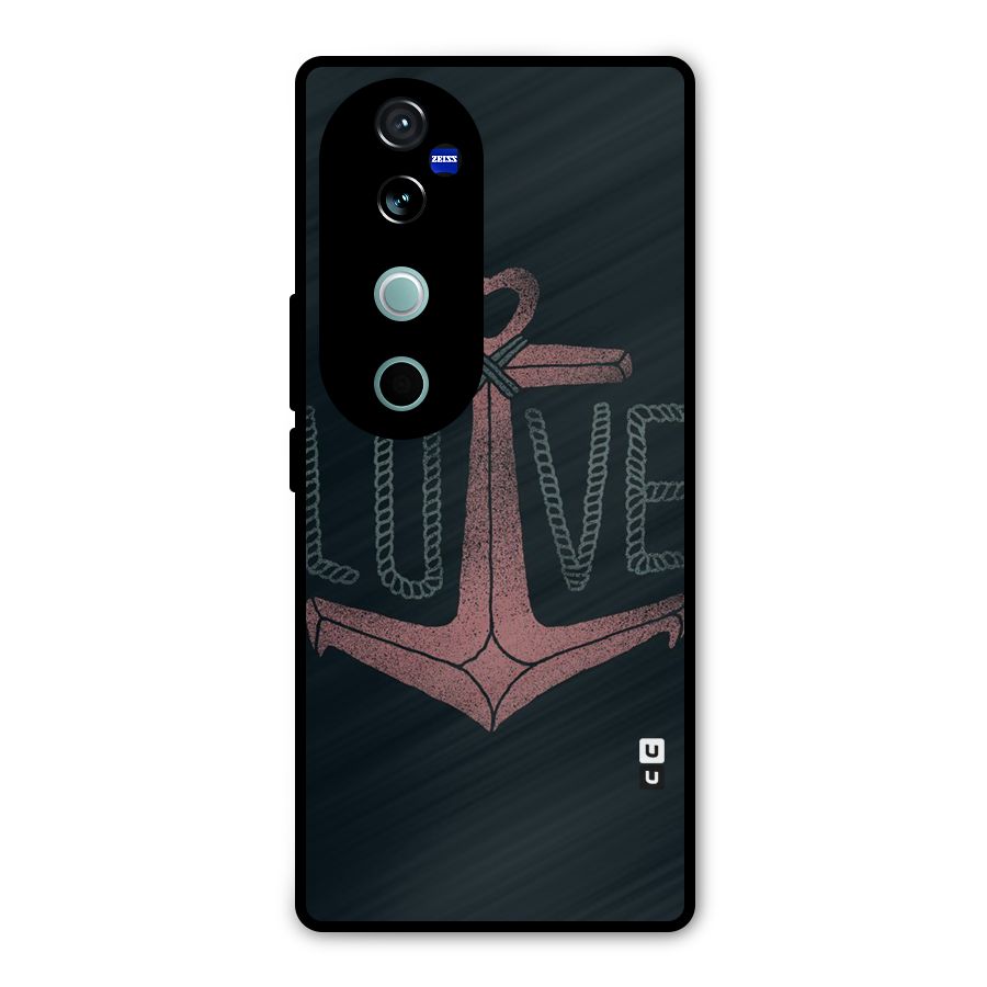Love Anchor Form Metal Back Case for Vivo V40