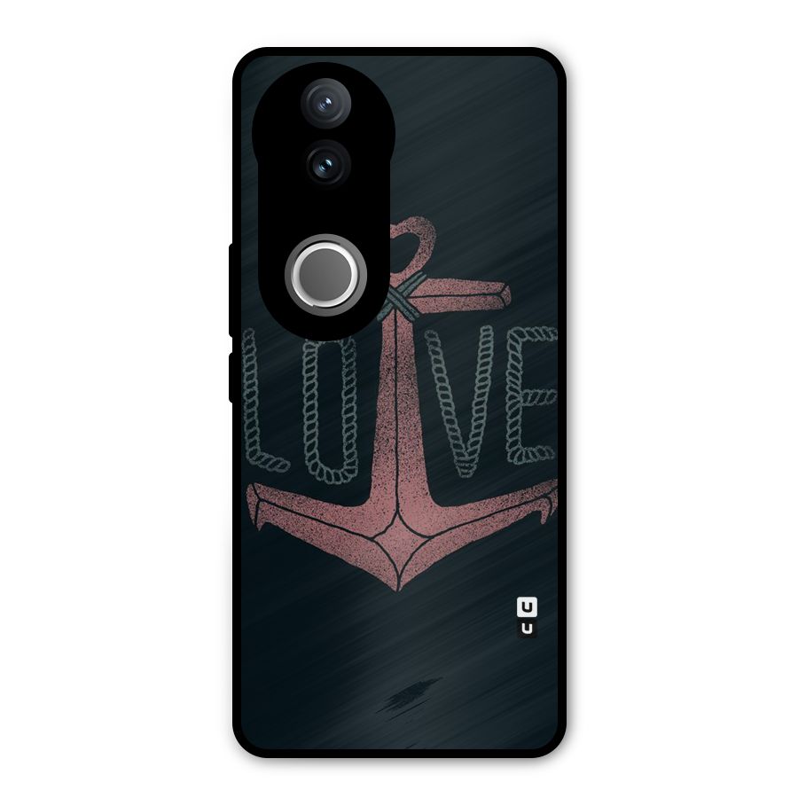 Love Anchor Form Metal Back Case for Vivo V50