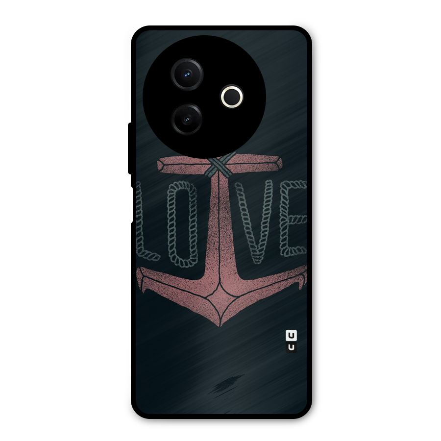 Love Anchor Form Metal Back Case for Vivo Y39