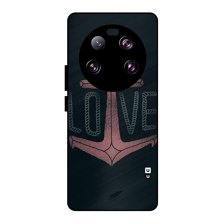 Love Anchor Form Metal Back Case for Xiaomi 13 Ultra