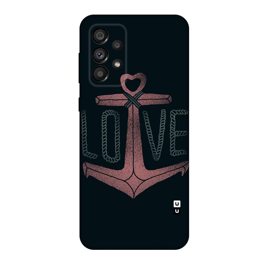 Love Anchor Form Original Polycarbonate Back Case for Galaxy A73 5G