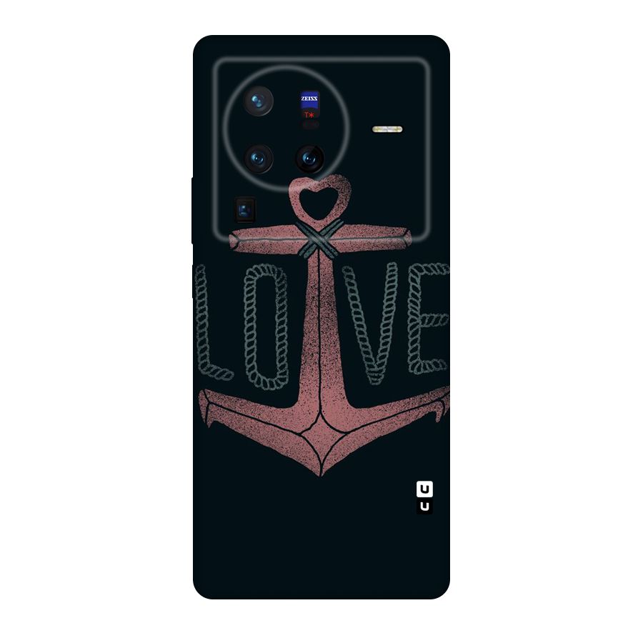 Love Anchor Form Original Polycarbonate Back Case for Vivo X80