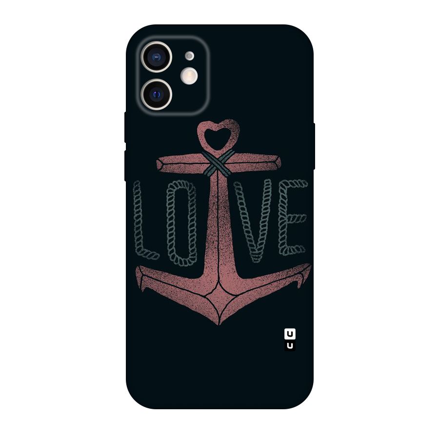 Love Anchor Form Original Polycarbonate Back Case for iPhone 12