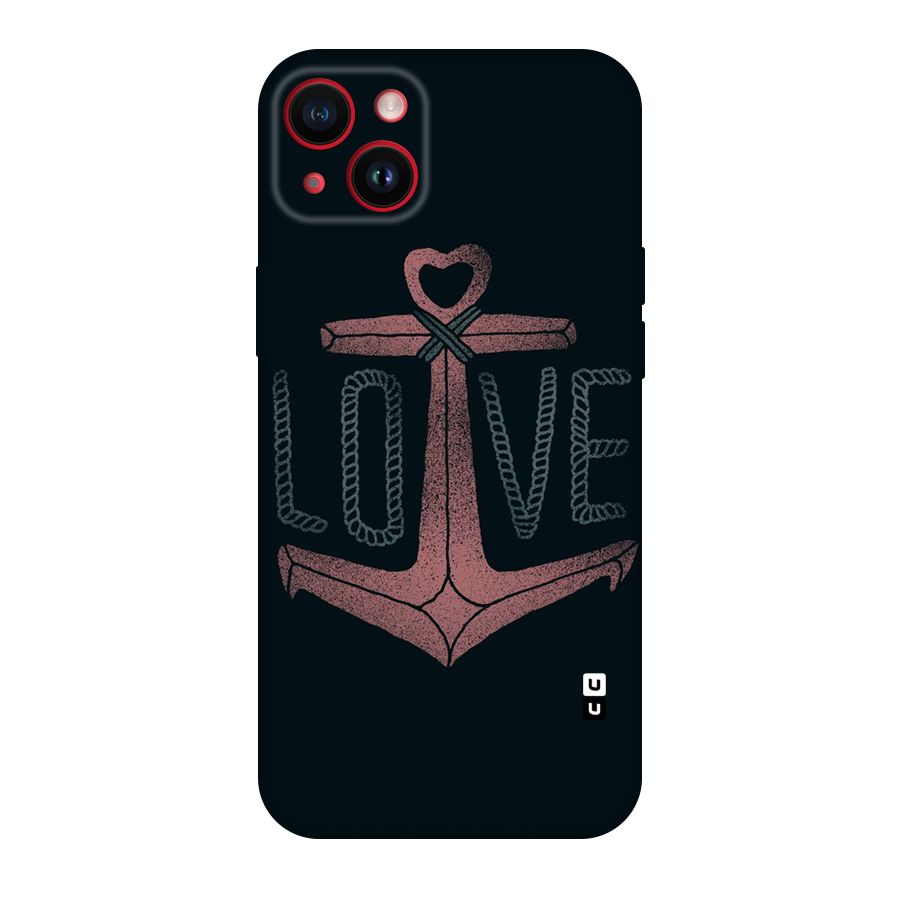 Love Anchor Form Original Polycarbonate Back Case for iPhone 14 Plus