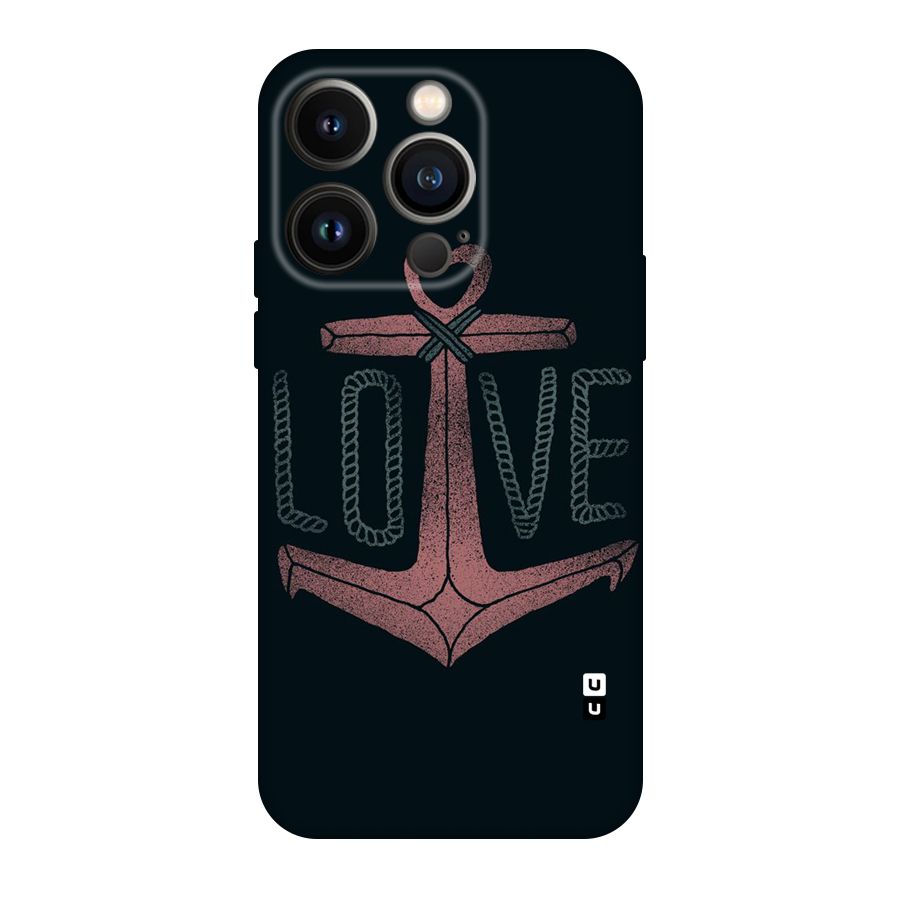 Love Anchor Form Original Polycarbonate Back Case for iPhone 14 Pro