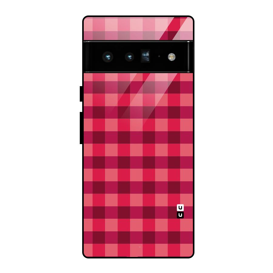 Love Checks Glass Back Case for Google Pixel 6 Pro
