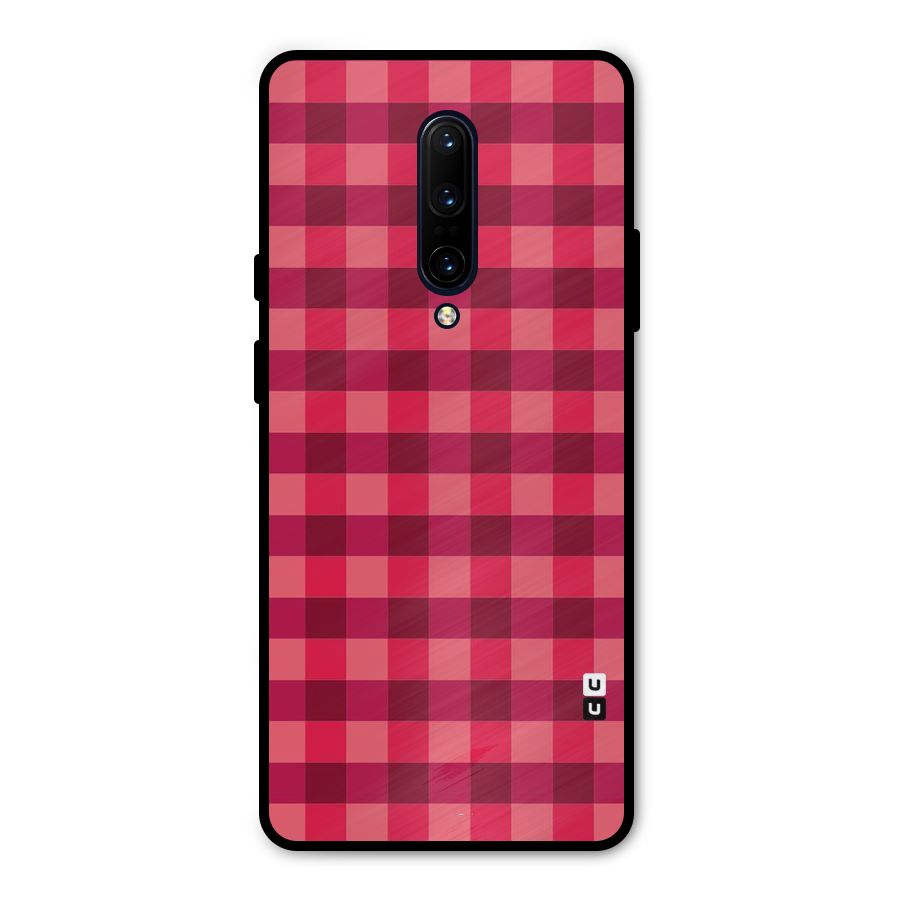 Love Checks Metal Back Case for OnePlus 7 Pro