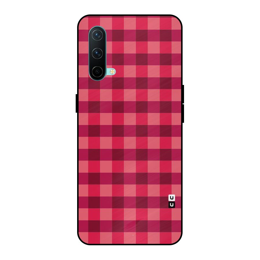 Love Checks Metal Back Case for OnePlus Nord CE 5G