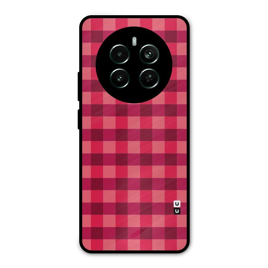 Love Checks Metal Back Case for Realme 12 Pro Plus