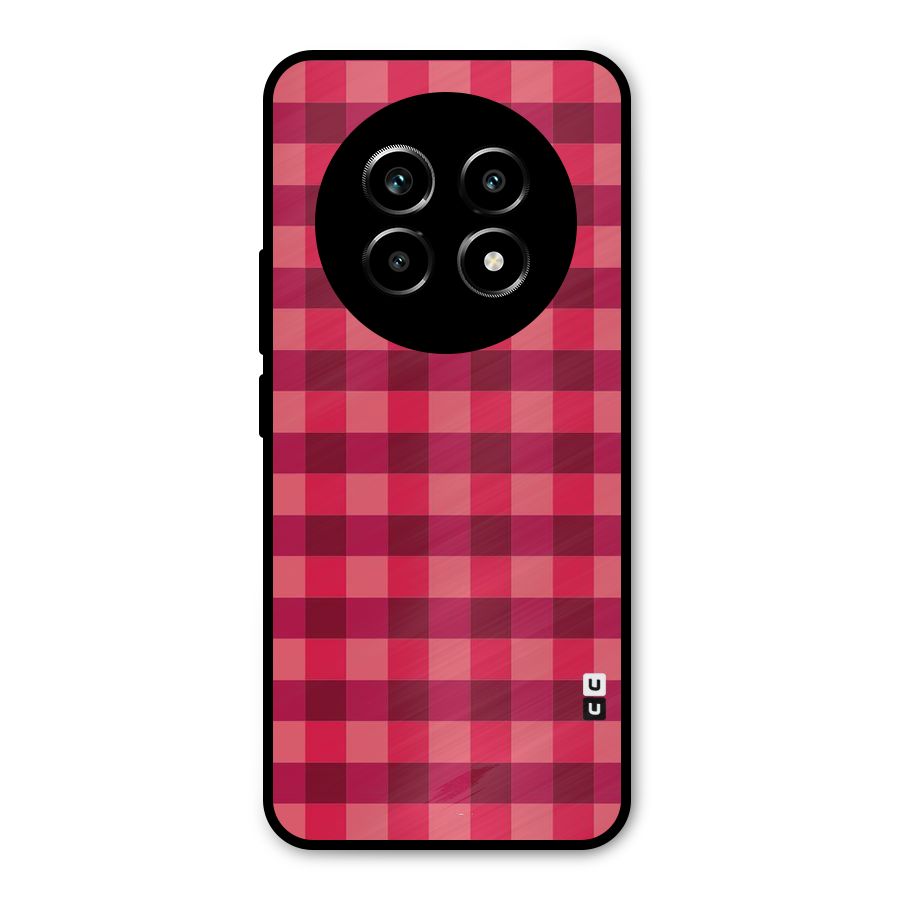 Love Checks Metal Back Case for Realme 13 Pro
