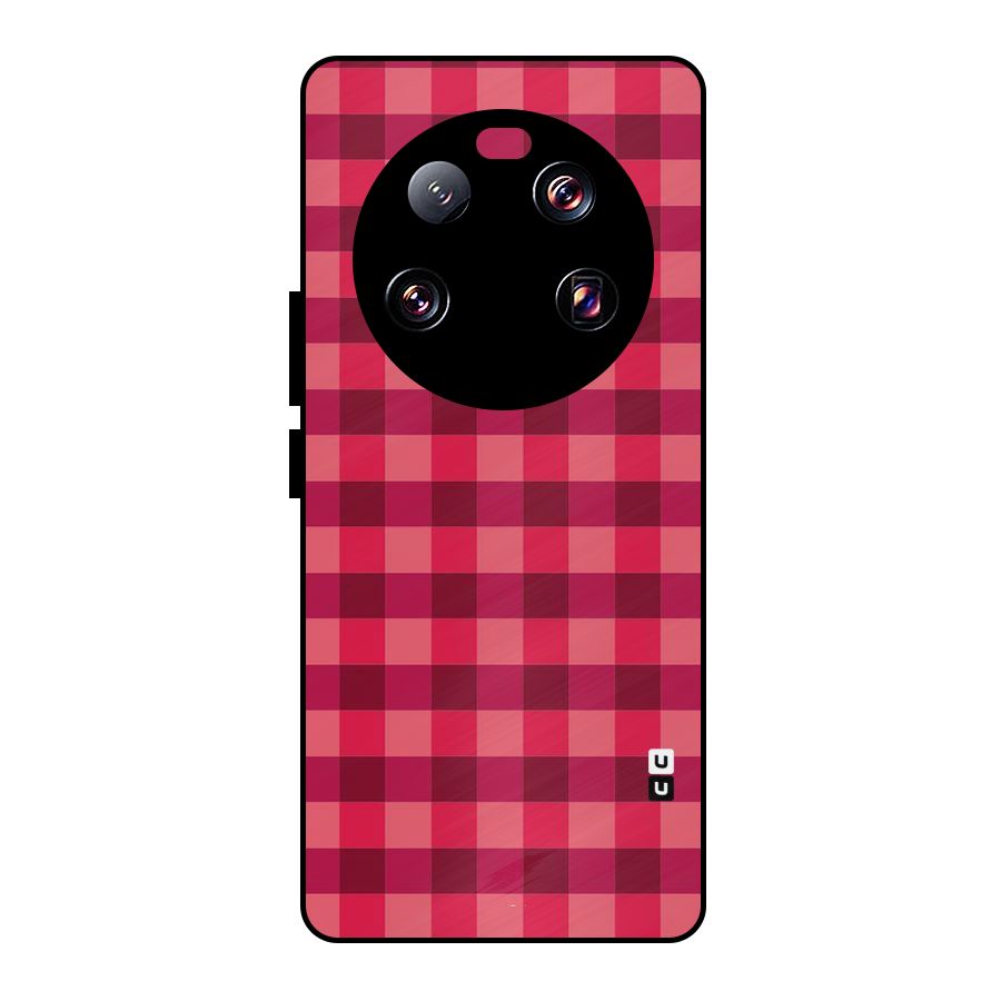 Love Checks Metal Back Case for Xiaomi 13 Ultra