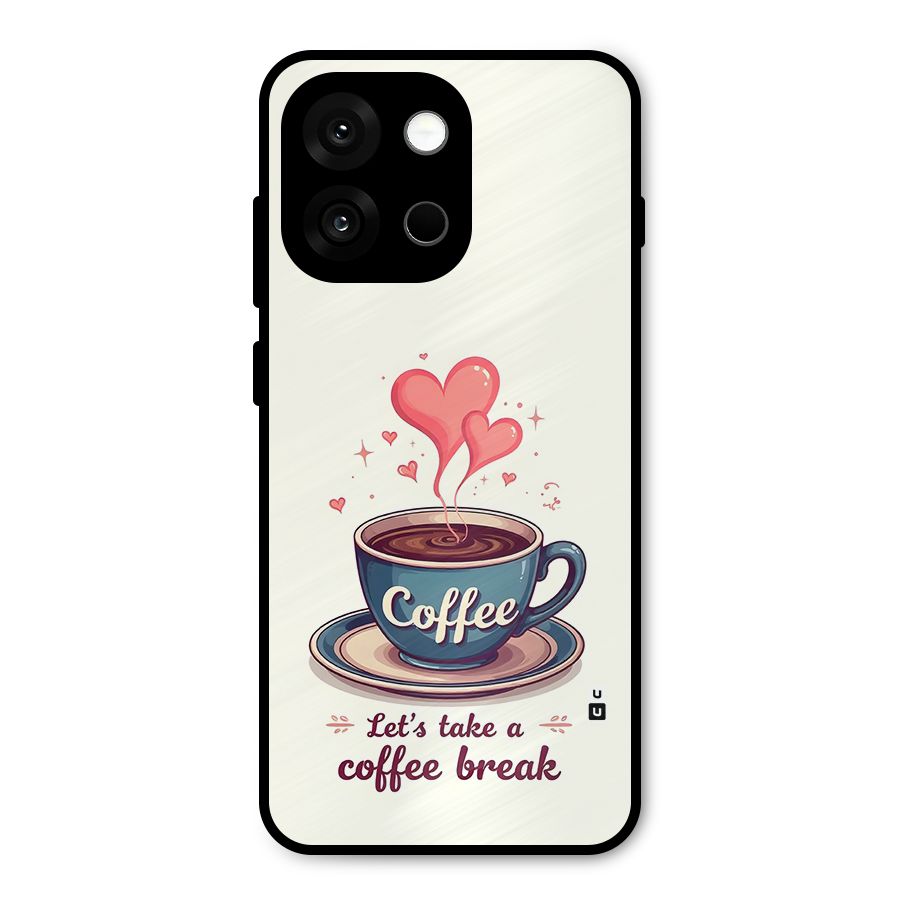 Love Coffee Break Metal Back Case for OnePlus 13s