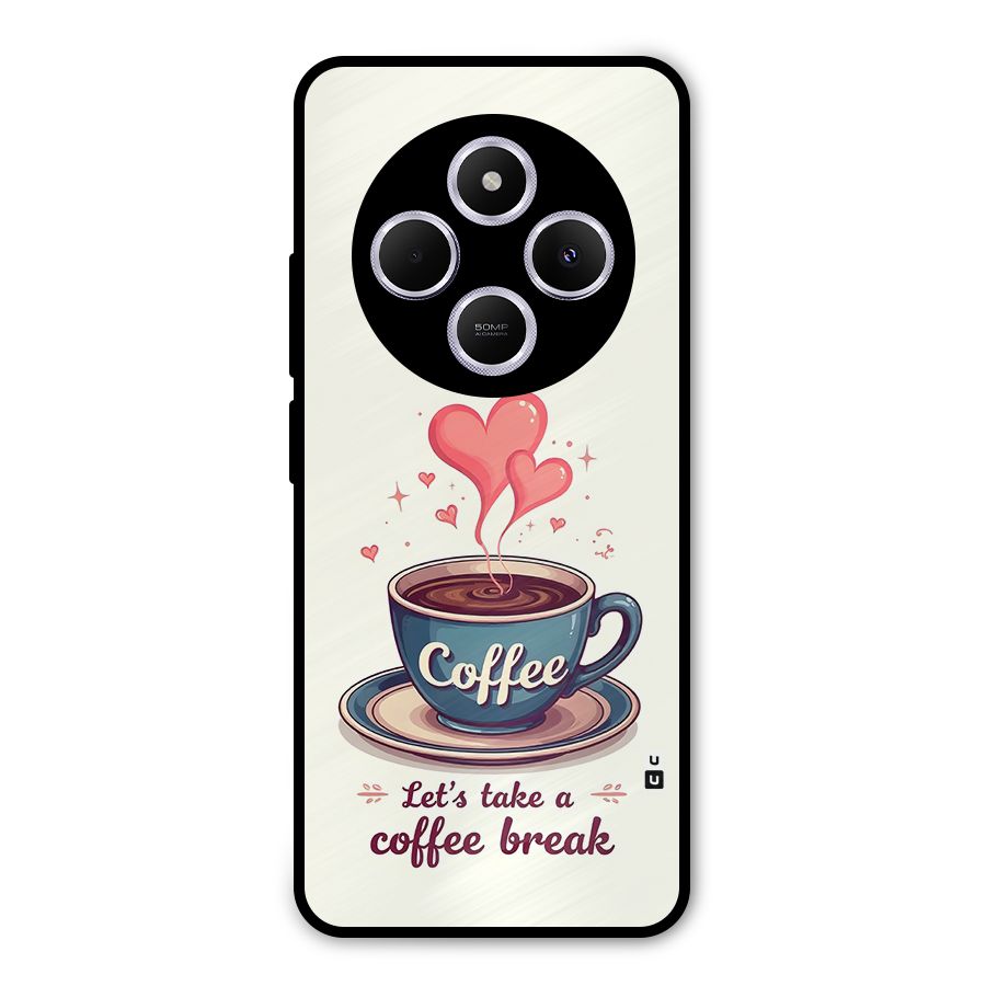 Love Coffee Break Metal Back Case for Poco M7