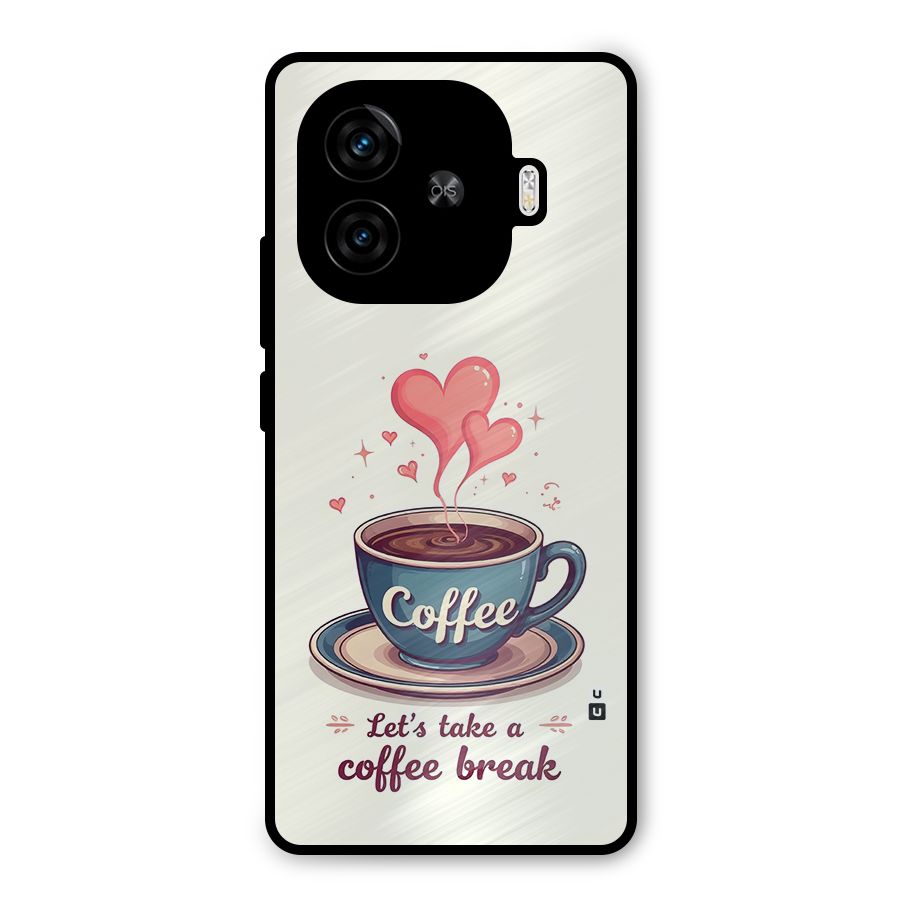 Love Coffee Break Metal Back Case for iQOO Neo 10R