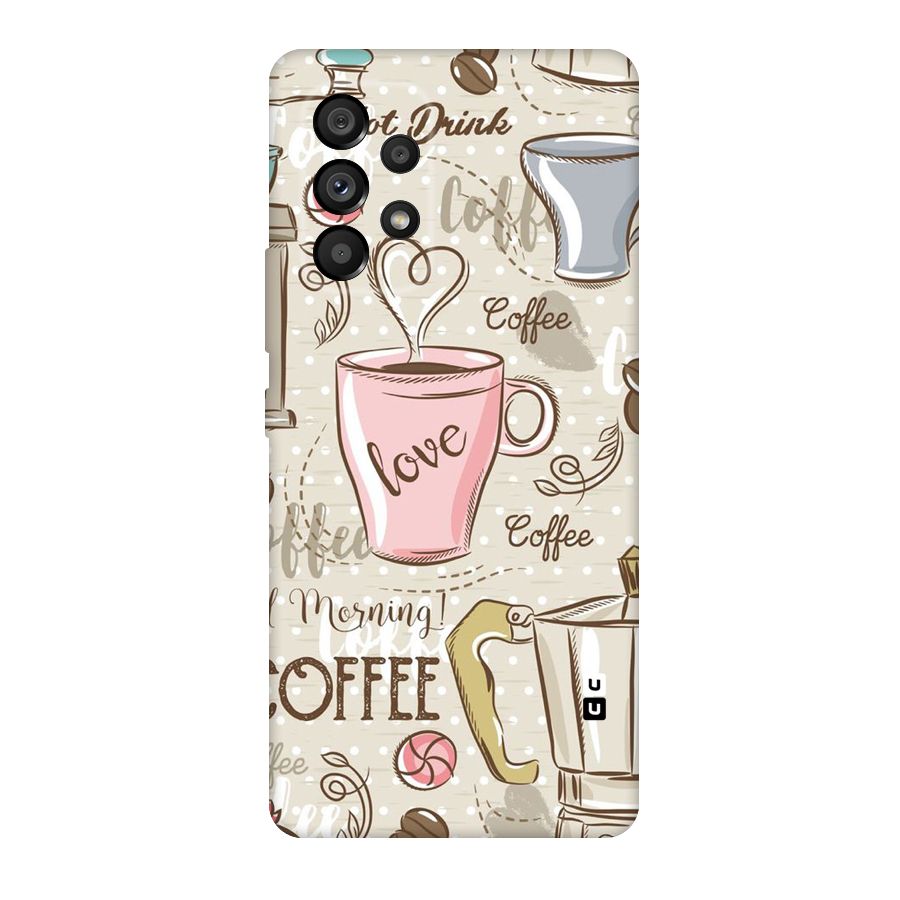 Love Coffee Design Original Polycarbonate Back Case for Galaxy A53 5G