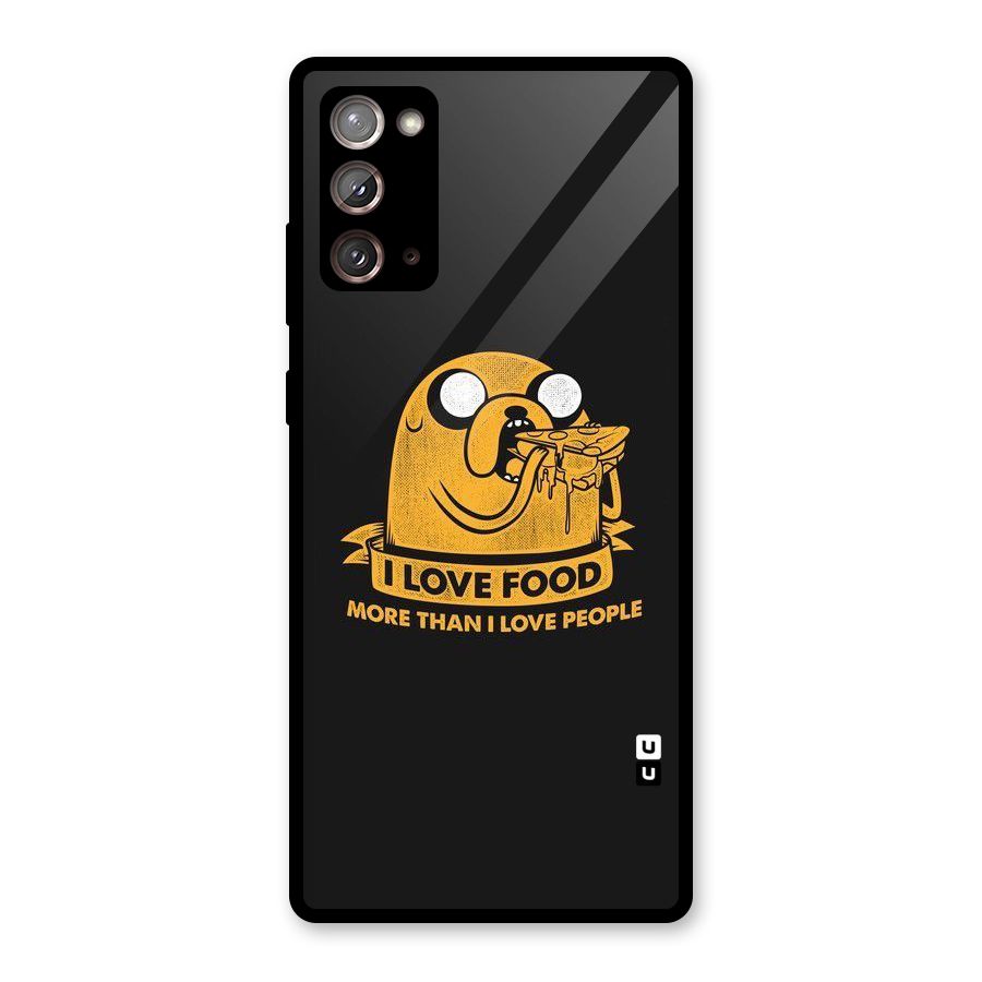 Love Food Glass Back Case for Galaxy Note 20