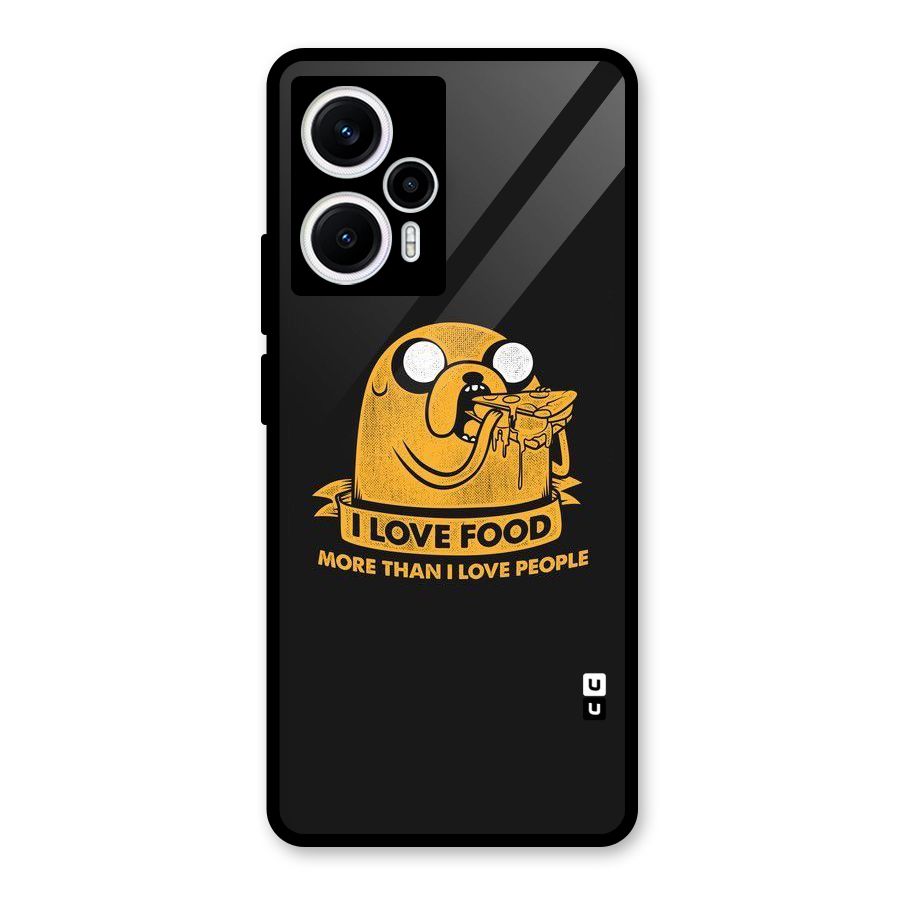 Love Food Glass Back Case for Poco F5