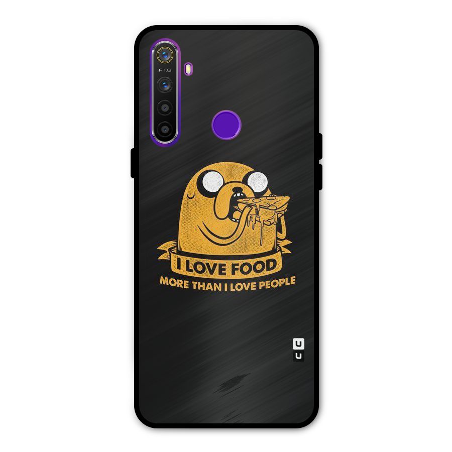 Love Food Glass Back Case for Realme 5s
