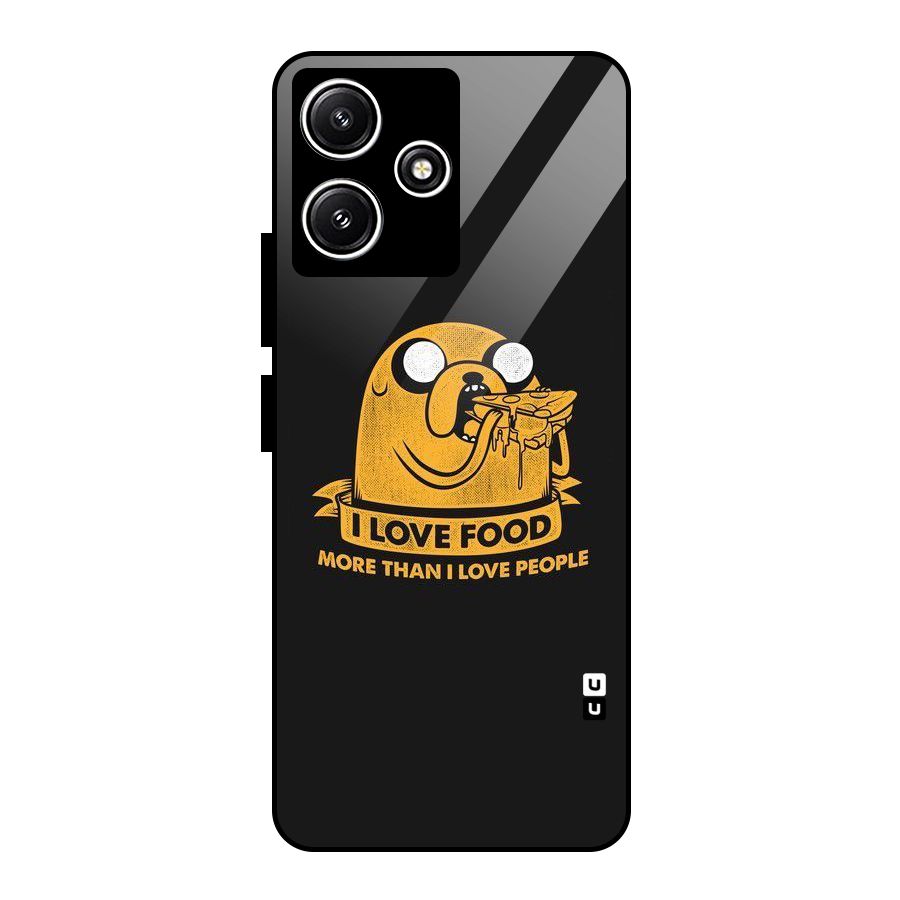 Love Food Glass Back Case for Redmi 12 5G