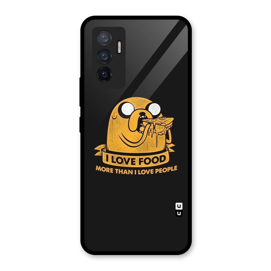 Love Food Glass Back Case for Vivo V23e