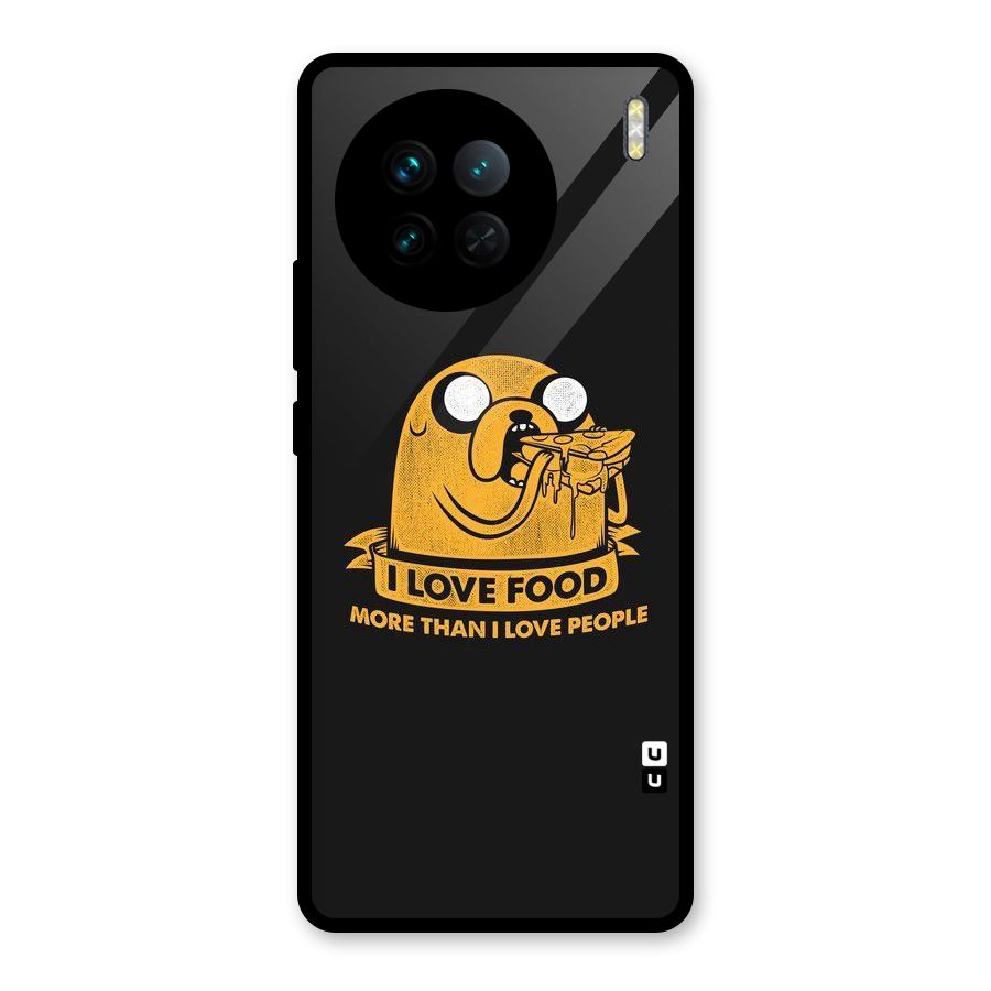 Love Food Glass Back Case for Vivo X90