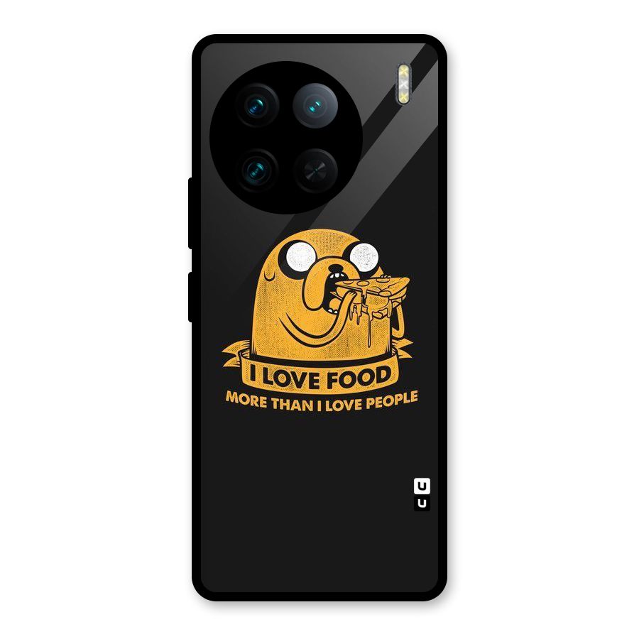 Love Food Glass Back Case for Vivo X90 Pro