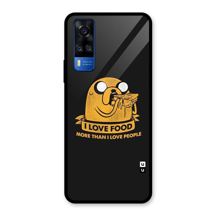 Love Food Glass Back Case for Vivo Y31